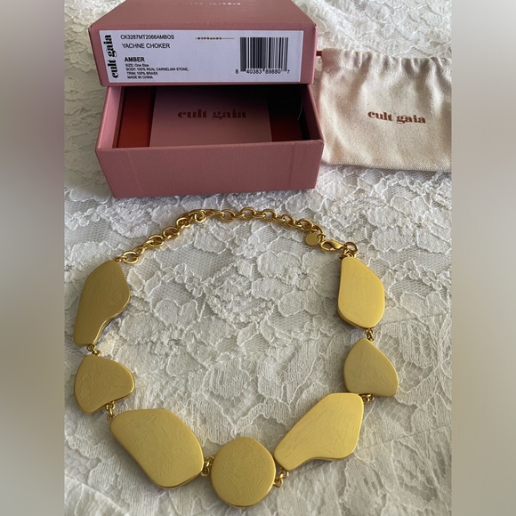 CULT GAIA Yachne Choker Statement Necklace - Picture 4 of 4
